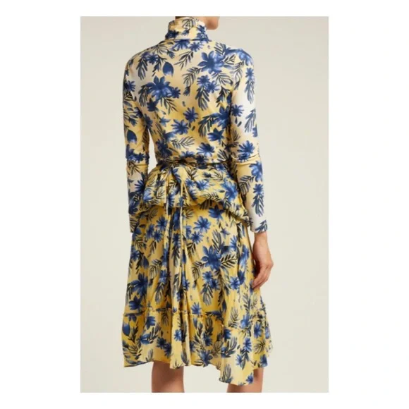 Balenciaga 2018 Yellow Dress Size Small - Picture 2 of 5